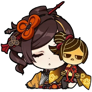 😯-Genshin WeChat P4 @keiriststicks, Telegram Sticker