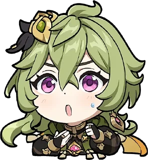 😧-Genshin WeChat P4 @keiriststicks, Telegram Sticker
