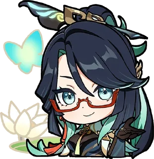 😉-Genshin WeChat P4 @keiriststicks, Telegram Sticker