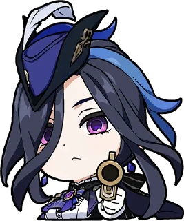 🔫-Genshin WeChat P4 @keiriststicks, Telegram Sticker