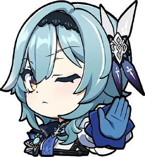 ⛔️-Genshin WeChat P4 @keiriststicks, Telegram Sticker