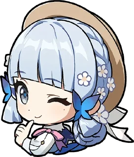 😉-Genshin WeChat P4 @keiriststicks, Telegram Sticker
