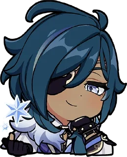 ☺️-Genshin WeChat P4 @keiriststicks, Telegram Sticker