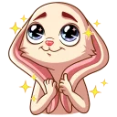 ☺️-Gentle Rabbit, Telegram Sticker