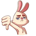 👎-Gentle Rabbit, Telegram Sticker