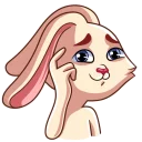 😏-Gentle Rabbit, Telegram Sticker
