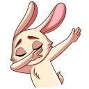🕺-Gentle Rabbit, Telegram Sticker