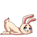 👾-Gentle Rabbit, Telegram Sticker