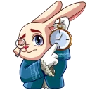 ⏰-Gentle Rabbit, Telegram Sticker