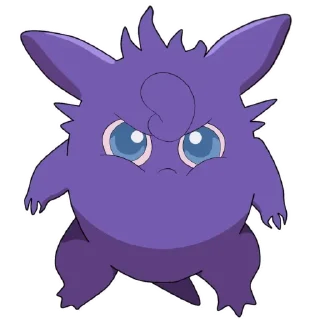 😡-Gengar meme @pokemon_daily, Telegram Sticker
