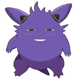 ☺️-Gengar meme @pokemon_daily, Telegram Sticker