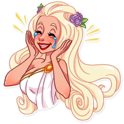 Girl in Love, telegram sticker