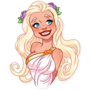 😁-Girl in Love, Telegram Sticker