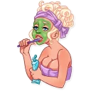 🧖‍♀-Girl in Love, Telegram Sticker