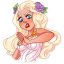 😥-Girl in Love, Telegram Sticker