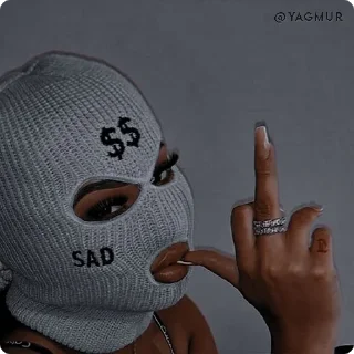 🖕-@Yagmur | Girl Modes, Telegram Sticker