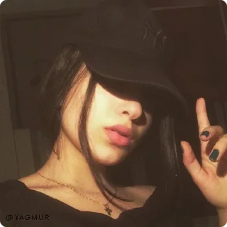 🖐-@Yagmur | Girl Modes, Telegram Sticker