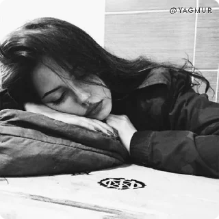 😴-@Yagmur | Girl Modes, Telegram Sticker