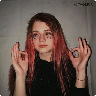 🆗-@Yagmur | Girl Modes, Telegram Sticker