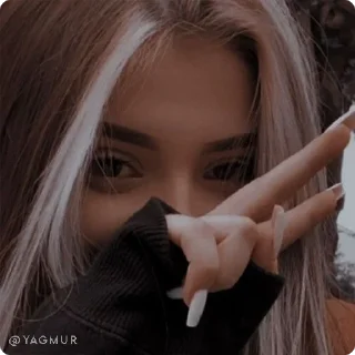 👩‍🦯-@Yagmur | Girl Modes, Telegram Sticker