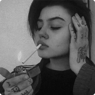 🚬-@Yagmur | Girl Modes, Telegram Sticker