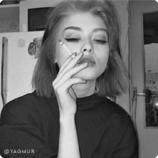 🚬-@Yagmur | Girl Modes, Telegram Sticker