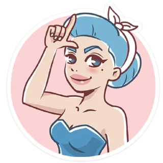 🙃-Girl Power, Telegram Sticker
