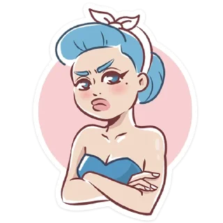 😒-Girl Power, Telegram Sticker
