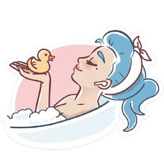 🛁-Girl Power, Telegram Sticker