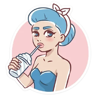 🥤-Girl Power, Telegram Sticker