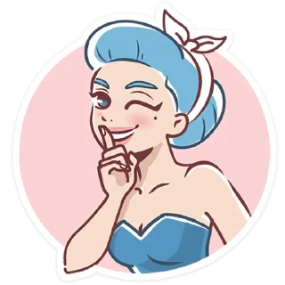 🤫-Girl Power, Telegram Sticker