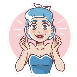 🤩-Girl Power, Telegram Sticker