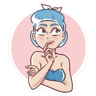 🤨-Girl Power, Telegram Sticker