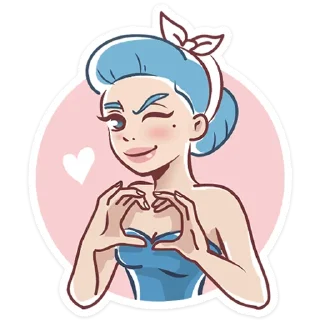 😘-Girl Power, Telegram Sticker