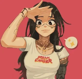 🕊-Girls ๛ @Atstc, Telegram Sticker