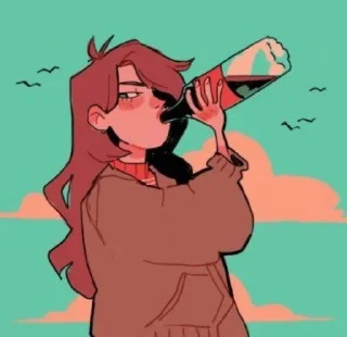 🕊-Girls ๛ @Atstc, Telegram Sticker