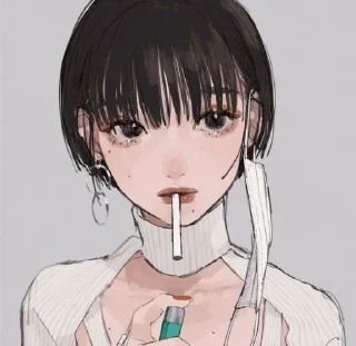 🕊-Girls ๛ @Atstc, Telegram Sticker