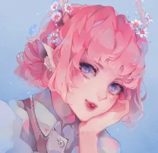 🕊-Girls ๛ @Atstc, Telegram Sticker