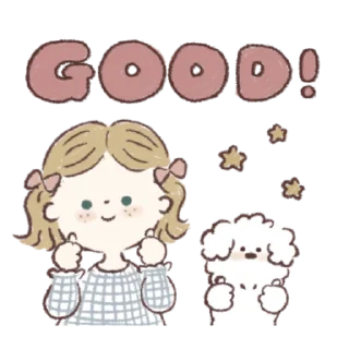 👓-@ikmut " .. Girls and The Doggy!, Telegram Sticker