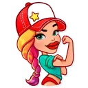 💪-Glamour Puss, Telegram Sticker