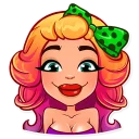 😀-Glamour Puss, Telegram Sticker