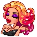 💃-Glamour Puss, Telegram Sticker