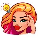 😁-Glamour Puss, Telegram Sticker