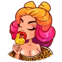 😋-Glamour Puss, Telegram Sticker