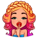 🤐-Glamour Puss, Telegram Sticker