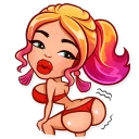 😁-Glamour Puss, Telegram Sticker