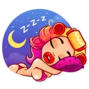😴-Glamour Puss, Telegram Sticker