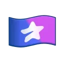 🏳-GlitterPremium1 @GlitterUniverse, Telegram Sticker