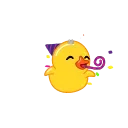 🥳-GlitterPremium1 @GlitterUniverse, Telegram Sticker