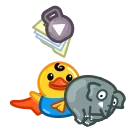 🤹‍♂️-GlitterPremium1 @GlitterUniverse, Telegram Sticker